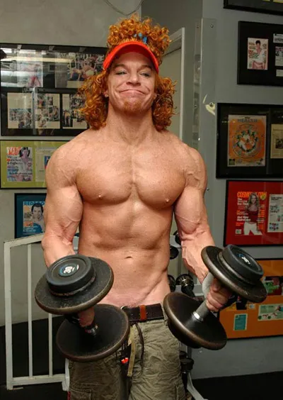 carrot top arm workout